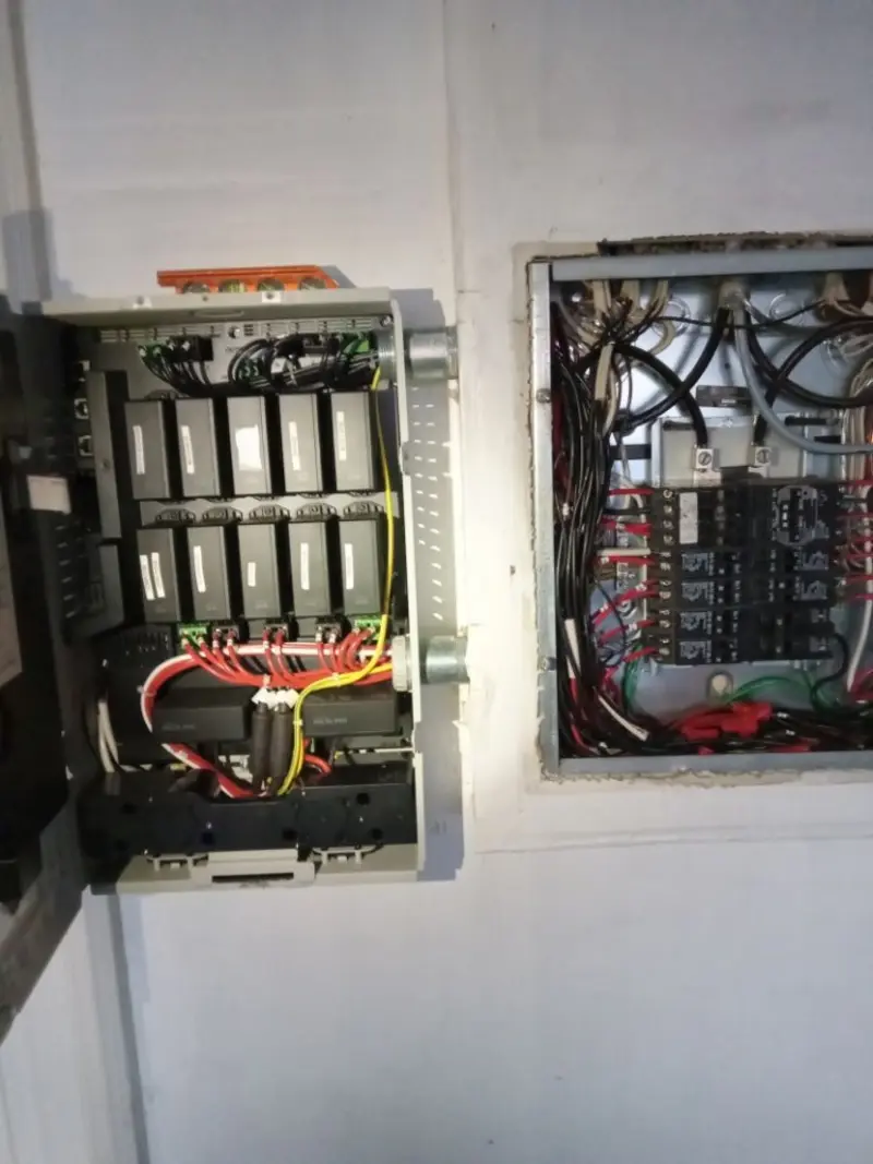 Electrical panel upgrade completed for Indoor Lighting Installation in Eveleth